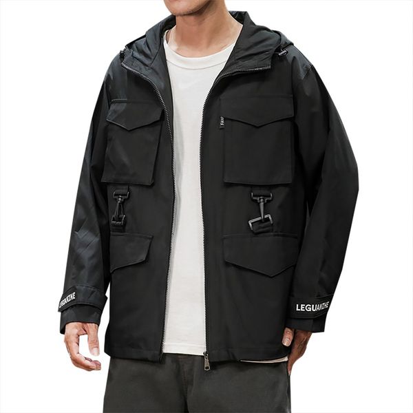 casual jacket men's spring autumn fashion pure color hoodie coat zipper plus size loose streetwear jacket coat ropa mujer, Black;brown
casual jacket men's spring autumn fashion pure color hoodie coat zipper plus size loose streetwear jacket coat ropa mujer, Black;brown