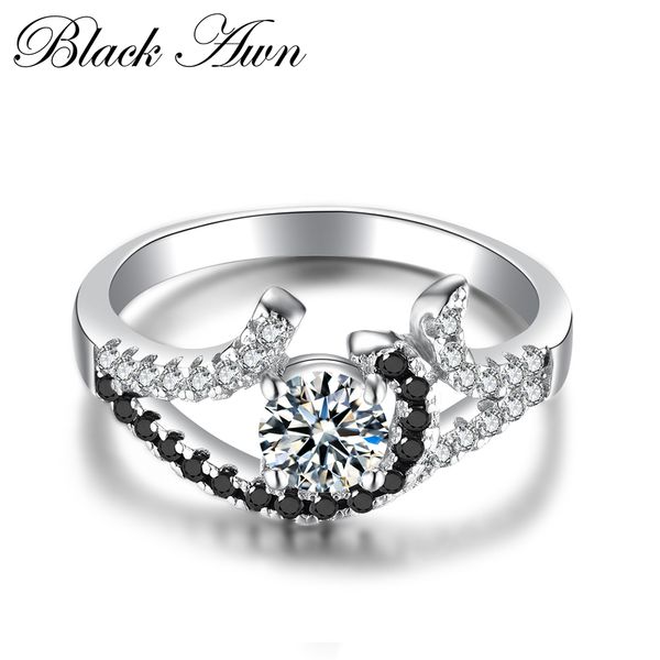 black awn 2019 fashion anillos mujer genuine 100% 925 sterling silver black&white stone rings for women jewelry ring bijoux c228, Golden;silver
black awn 2019 fashion anillos mujer genuine 100% 925 sterling silver black&white stone rings for women jewelry ring bijoux c228, Golden;silver