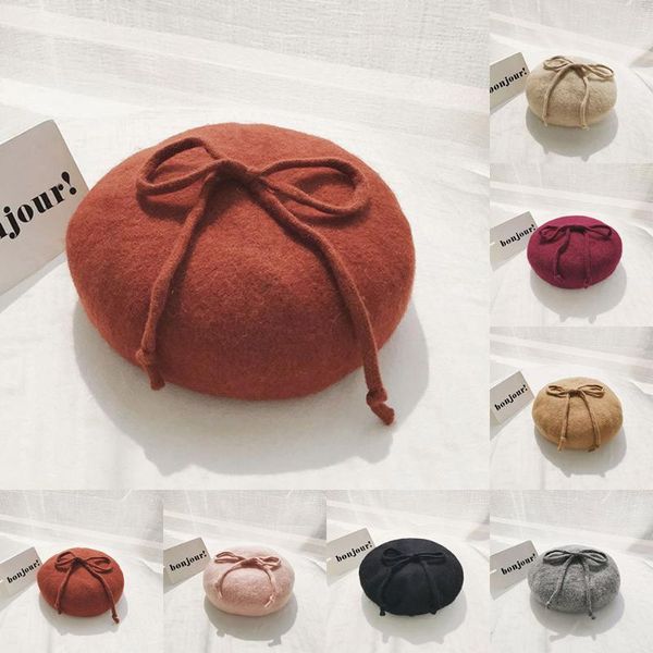 ladies womens girls plaid wool blend cute bow cap beret vintage hat gorro mujer beret homme, Blue;gray
ladies womens girls plaid wool blend cute bow cap beret vintage hat gorro mujer beret homme, Blue;gray