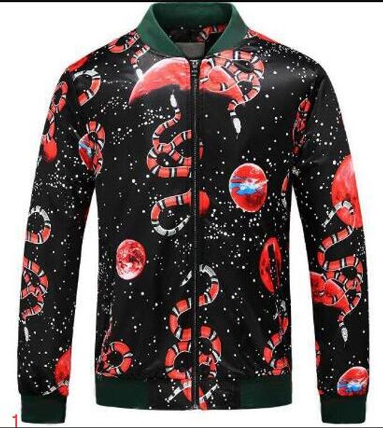 luxury designer jackets for men streetwear with snake patterns print fashion brand jacket winter coats european zippers sweatshirts, Black;brown
luxury designer jackets for men streetwear with snake patterns print fashion brand jacket winter coats european zippers sweatshirts, Black;brown