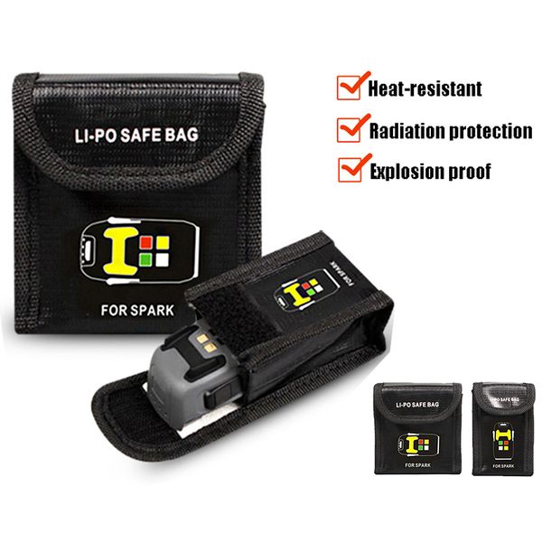 for dji spark drone lipo battery case explosion-proof safe storage bag fireproof protective box radiation heat resistance pocket
for dji spark drone lipo battery case explosion-proof safe storage bag fireproof protective box radiation heat resistance pocket