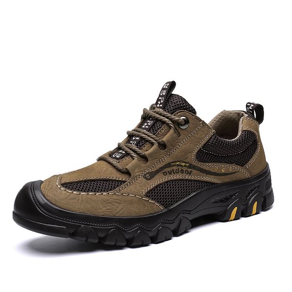 mens shoes genuine leather men autumn comfortable casual shoes lace-up breathable mesh outdoor hiking shoes sneakers loafers 38-47, Black
mens shoes genuine leather men autumn comfortable casual shoes lace-up breathable mesh outdoor hiking shoes sneakers loafers 38-47, Black