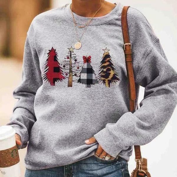 women's hoodies & sweatshirts women base shirt leopard-print christmas tree print printed round-neck long-sleeved jumper, Black
women's hoodies & sweatshirts women base shirt leopard-print christmas tree print printed round-neck long-sleeved jumper, Black