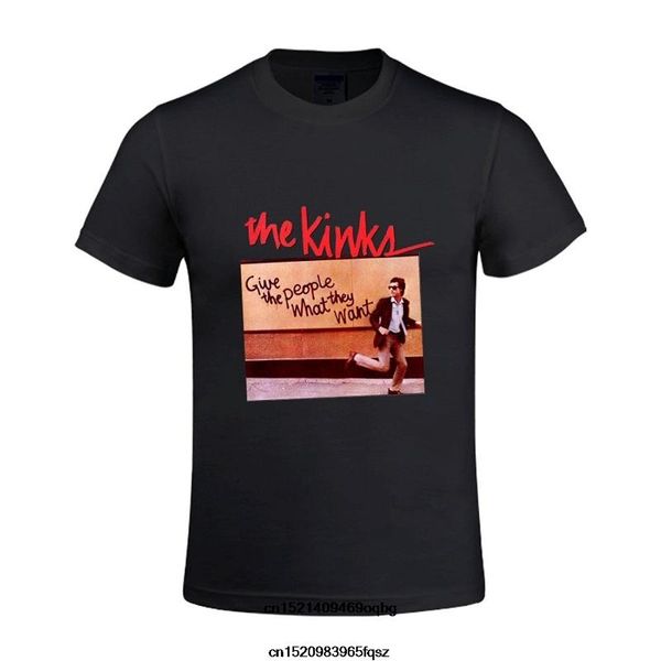 the kinks give the people what they want men tee shirts, White;black 
the kinks give the people what they want men tee shirts, White;black