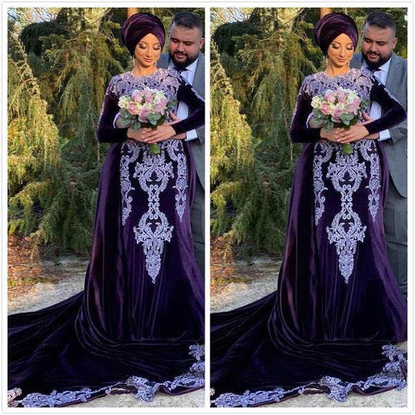 2020 arabic aso ebi mulsim lace beaded evening dresses long sleeves mermaid prom dresses velvet formal party second reception gowns zj552, Black;red
2020 arabic aso ebi mulsim lace beaded evening dresses long sleeves mermaid prom dresses velvet formal party second reception gowns zj552, Black;red