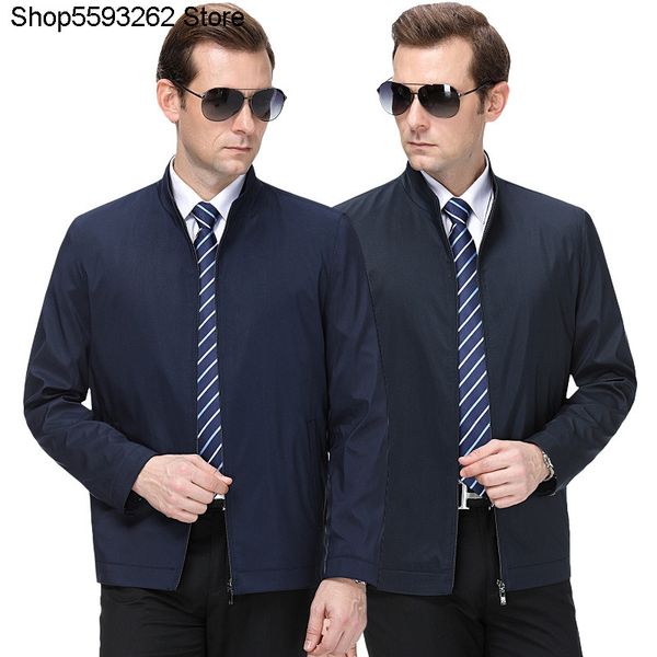 2020 male jacket qiu li collar jacket middle-aged and elderly men's wear thin section coat male leisure, Black;brown
2020 male jacket qiu li collar jacket middle-aged and elderly men's wear thin section coat male leisure, Black;brown