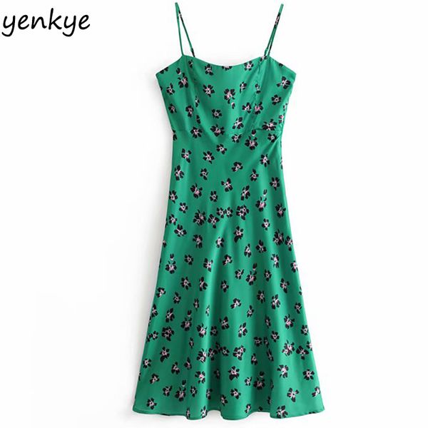 sling summer dress 2019 women spaghetti strap backless sleeveless floral print green dress vestidos mujer ljpz6018, Black;gray
sling summer dress 2019 women spaghetti strap backless sleeveless floral print green dress vestidos mujer ljpz6018, Black;gray