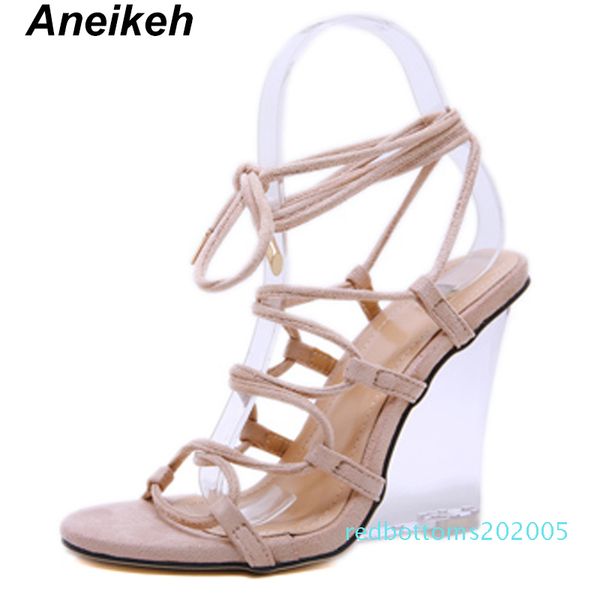 aneikeh 2019 transparent heel wedges cross strap ankle buckle sandals women shoes peep toe high heels sandals summer party pumps r05, Black
aneikeh 2019 transparent heel wedges cross strap ankle buckle sandals women shoes peep toe high heels sandals summer party pumps r05, Black
