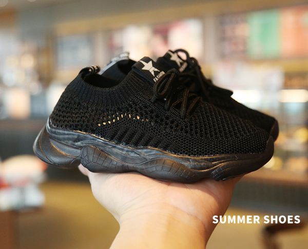 kids boy shoes girls sneaker kid toddl run sneakers breathable meshs designer summer shoes brands run shoes 2019 children boyssize 26--37, Black
kids boy shoes girls sneaker kid toddl run sneakers breathable meshs designer summer shoes brands run shoes 2019 children boyssize 26--37, Black