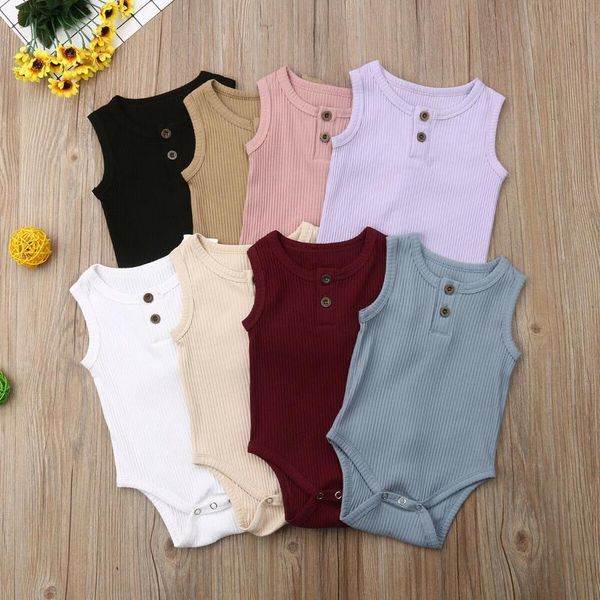 summer infant baby boy girl cotton solid sleeveless knit solid romper jumpsuit clothes outfit 0-24m, Blue
summer infant baby boy girl cotton solid sleeveless knit solid romper jumpsuit clothes outfit 0-24m, Blue