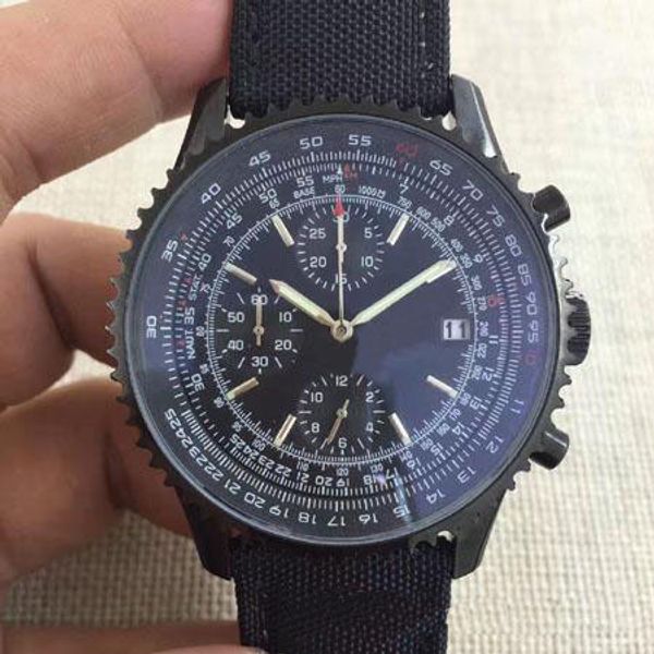 luxury men's watch br vk quartz chronograph all black dial nylon strap sapphire glass r chronograph wristwatches, Slivery;brown 
luxury men's watch br vk quartz chronograph all black dial nylon strap sapphire glass r chronograph wristwatches, Slivery;brown