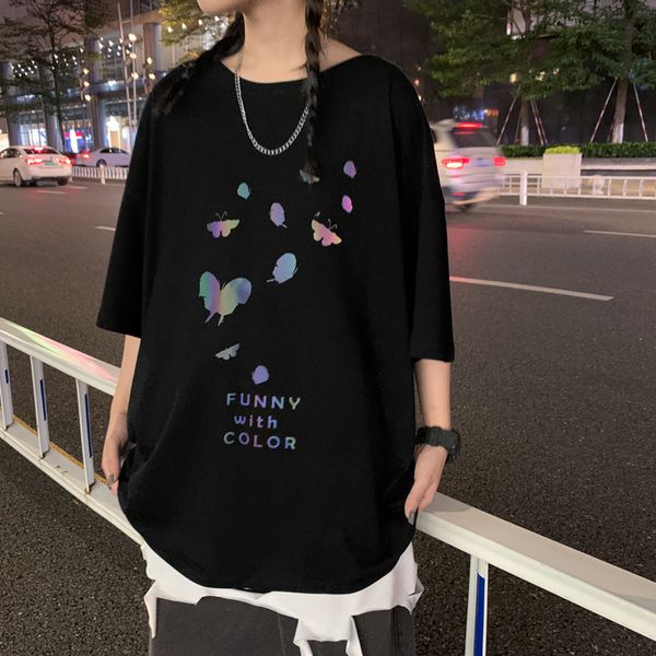 reflective t-shirts men summer butterfly printed t-shirt street funny tshirt mens fashion loose plus size short sleeve tees male, White;black
reflective t-shirts men summer butterfly printed t-shirt street funny tshirt mens fashion loose plus size short sleeve tees male, White;black