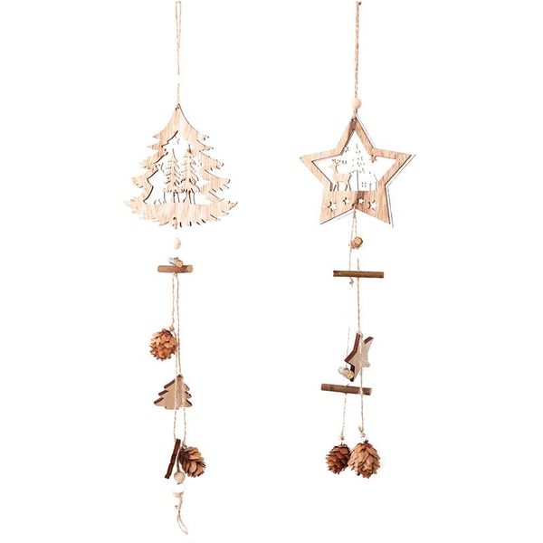 creative christmas supplies wooden five-pointed star ornaments rope pine fruit christmas tree decoration pendant
creative christmas supplies wooden five-pointed star ornaments rope pine fruit christmas tree decoration pendant
