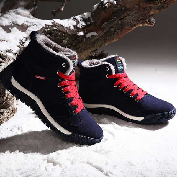 winter men's boots warm boot with velvet male waterproof shoes chaussure mans casual shoes for men boots footwear male sneakers, Black
winter men's boots warm boot with velvet male waterproof shoes chaussure mans casual shoes for men boots footwear male sneakers, Black