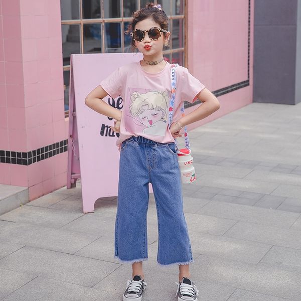 jjlyl wear girl's jeans autumn 2020 jeans wear wide leg pants children's fashionable and classy wide-legged pants middle-aged and, Blue
jjlyl wear girl's jeans autumn 2020 jeans wear wide leg pants children's fashionable and classy wide-legged pants middle-aged and, Blue