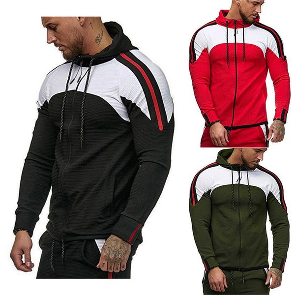 brand 2019 hoodies men's winter slim stripe patchwork sportswear hooded sweatshirts mens coats male casual streetwear clothing, Black
brand 2019 hoodies men's winter slim stripe patchwork sportswear hooded sweatshirts mens coats male casual streetwear clothing, Black