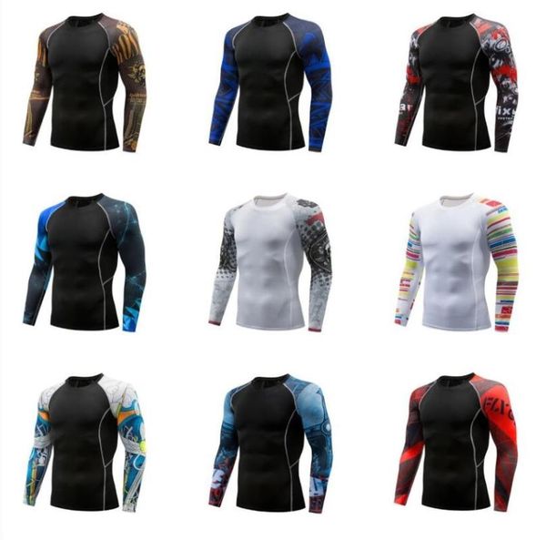 men's sport long sleeve compression tights gym trainning shirts compression baselayer athletic gym rashguard shirt, Black;blue
men's sport long sleeve compression tights gym trainning shirts compression baselayer athletic gym rashguard shirt, Black;blue