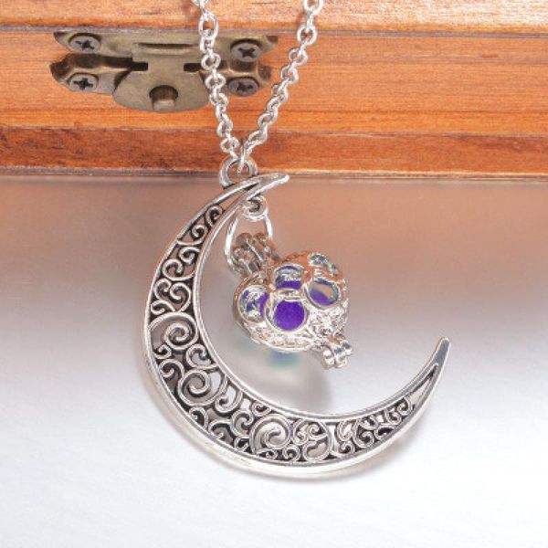 2019 moon светящиеся ожерелье gem шарм ювелирные изделия посеребренная женщины halloween подвеска hollow светящийся камень кулон ожерелье по, Silver
2019 moon светящиеся ожерелье gem шарм ювелирные изделия посеребренная женщины halloween подвеска hollow светящийся камень кулон ожерелье по, Silver