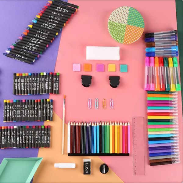 176pcs kids gift creative painting graffiti paint brush set children daily entertainment toy art sets with easel
176pcs kids gift creative painting graffiti paint brush set children daily entertainment toy art sets with easel