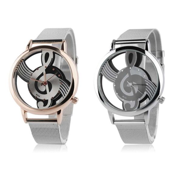 creative fashion design watches hollow out music note pattern stainless steel mesh strap analog quartz wristwatch saat, Slivery;brown
creative fashion design watches hollow out music note pattern stainless steel mesh strap analog quartz wristwatch saat, Slivery;brown
