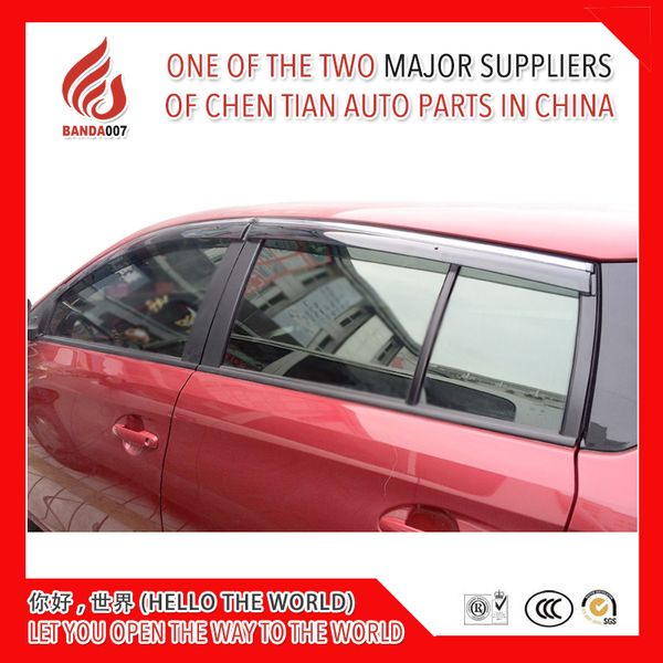 4 piece injection molding trim vent shade rain sun wind deflector window visor for yaris l 2014-2017
4 piece injection molding trim vent shade rain sun wind deflector window visor for yaris l 2014-2017