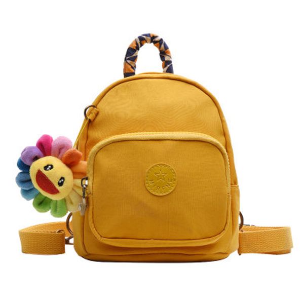 girls mini school bags canvas multi-pockets backpack for teenagers mini bagpack high school backpack student small shoulder bag
