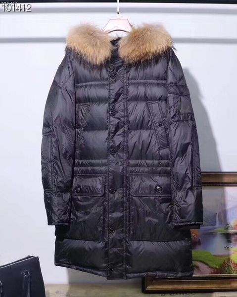 men's down parkas jacket loose long winter outdoor clothing thick warm 2019 new ski suit european authentic english style monc hooded 5, Black
men's down parkas jacket loose long winter outdoor clothing thick warm 2019 new ski suit european authentic english style monc hooded 5, Black