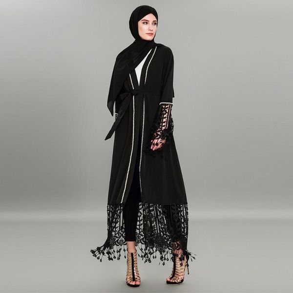 women muslim abaya dress patchwork lace cardigan black muslim dress kaftan dubai hijab plus size 4xl islamic clothing, Red
women muslim abaya dress patchwork lace cardigan black muslim dress kaftan dubai hijab plus size 4xl islamic clothing, Red
