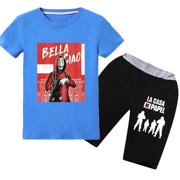 money heist girls summer shirts+pants toddler clothes la casa de papel kids two piece set short sleeve teenage girls clothing, White
money heist girls summer shirts+pants toddler clothes la casa de papel kids two piece set short sleeve teenage girls clothing, White