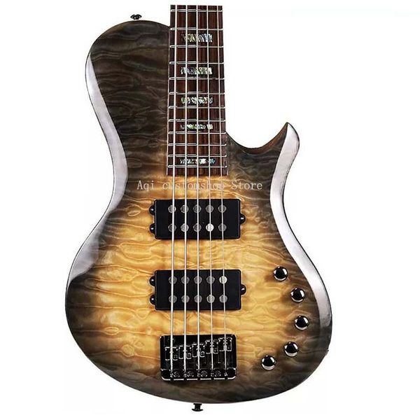 satin trans amber/24 f/5 strings electric bass/mahogany body/maple neck//customizable logo/custom color
satin trans amber/24 f/5 strings electric bass/mahogany body/maple neck//customizable logo/custom color