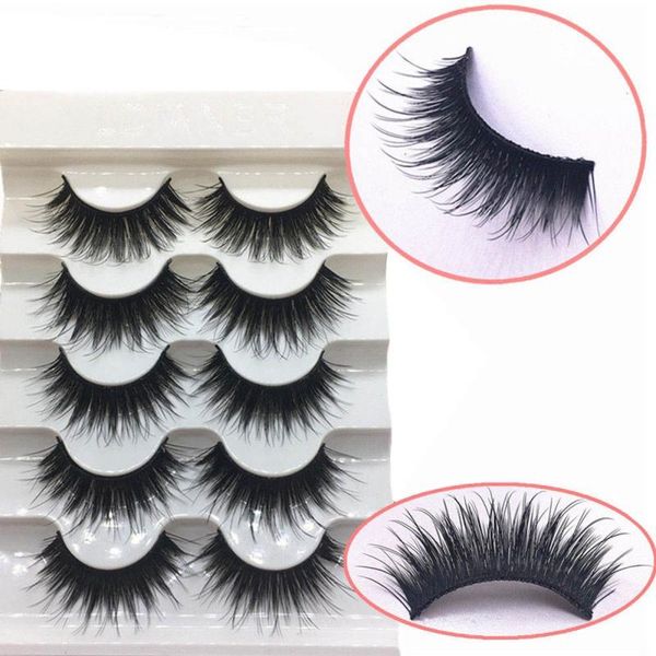 5pairs 3d natural false eyelashes thick long eye lashes eye makeup beauty extension tools maquiagem
5pairs 3d natural false eyelashes thick long eye lashes eye makeup beauty extension tools maquiagem