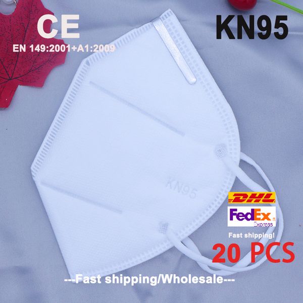 20 шт. / лот многоразовые kn95 ffp2 n95 защита маска для лица рот крышка pm2. 5 пылезащитные маски 4 слоя фильтр