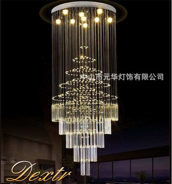 tubor new crystal chandelier led lights long staircase indoor stair cystal chandelier l hall lighting fixtures ac110-220v
tubor new crystal chandelier led lights long staircase indoor stair cystal chandelier l hall lighting fixtures ac110-220v