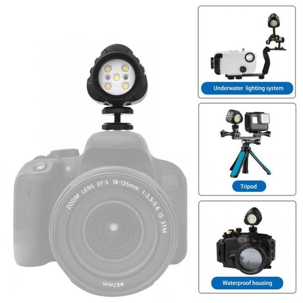 40m/130ft led diving fill light 7500k 1000lm ipx8 waterproof grade compatible with camera underwater lighting system tripod
40m/130ft led diving fill light 7500k 1000lm ipx8 waterproof grade compatible with camera underwater lighting system tripod
