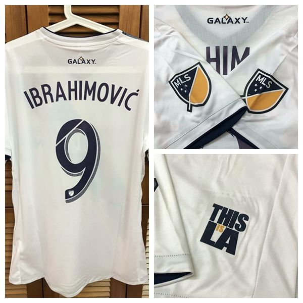 lagalaxy 2018 match worn player issue home shirt jersey s/s ibrahimovic football custom name number patches sponsor, Black
lagalaxy 2018 match worn player issue home shirt jersey s/s ibrahimovic football custom name number patches sponsor, Black