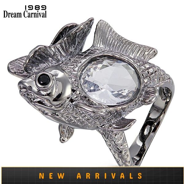 dreamcarnival1989 new arrive happy fish ring women big shiny zircon wedding engagement rings strong character gun color wa11772, Golden;silver
dreamcarnival1989 new arrive happy fish ring women big shiny zircon wedding engagement rings strong character gun color wa11772, Golden;silver