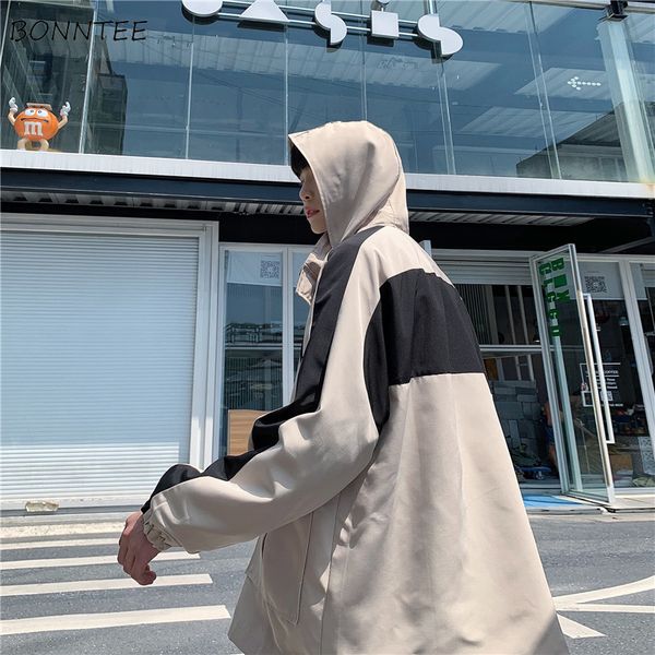 men's jackets windbreaker hooded men loose multi pockets streetwear patchwork outwear mens cargo bomber clothes couple khaki, Black;brown
men's jackets windbreaker hooded men loose multi pockets streetwear patchwork outwear mens cargo bomber clothes couple khaki, Black;brown