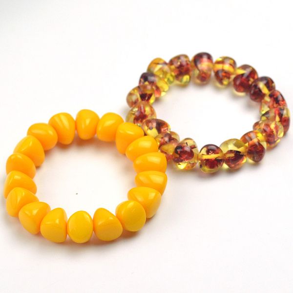 high amber floating brine bracelet fashion beeswax beaded elastic line bracelets for men&women can drop shipping, Golden;silver
high amber floating brine bracelet fashion beeswax beaded elastic line bracelets for men&women can drop shipping, Golden;silver