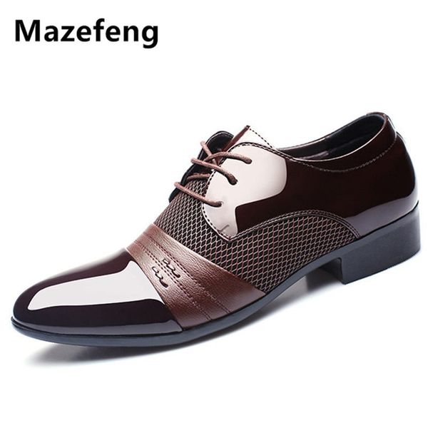 mazefeng mens dress shoes 2018 men business shoes breathable wedding flat men flats pointed toe solid spring lace-up, Black 
mazefeng mens dress shoes 2018 men business shoes breathable wedding flat men flats pointed toe solid spring lace-up, Black