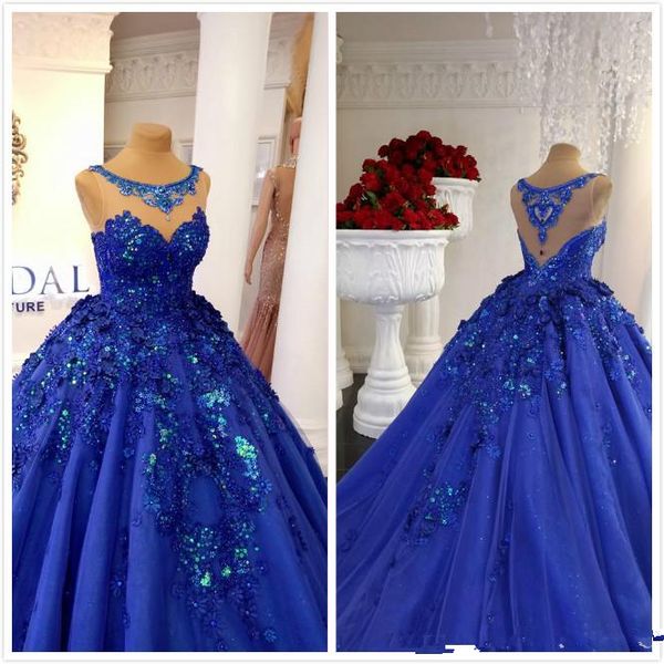 2019 luxurious royal blue arabic evening dresses sheer neck beaded crystals prom dresses lace formal party pageant gowns, Black
2019 luxurious royal blue arabic evening dresses sheer neck beaded crystals prom dresses lace formal party pageant gowns, Black