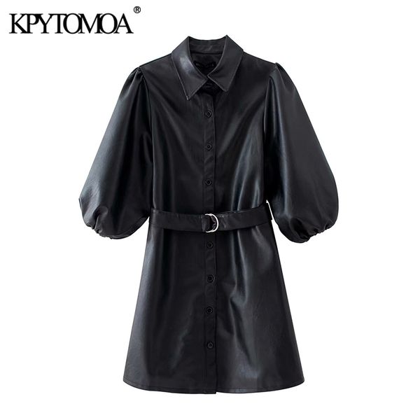 kpytomoa женщины 2020 шикарная мода искусственная кожа pu с поясом мини платье старинные фонари рукав кнопки женские платья vestidos, Black;gray
kpytomoa женщины 2020 шикарная мода искусственная кожа pu с поясом мини платье старинные фонари рукав кнопки женские платья vestidos, Black;gray
