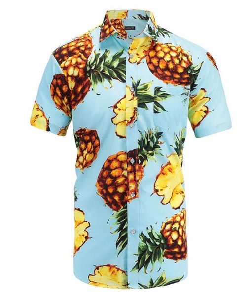 blue pinapple summer slim shirt beach hawaiian men dress shirt short sleeve print men's casual us size, White;black
blue pinapple summer slim shirt beach hawaiian men dress shirt short sleeve print men's casual us size, White;black