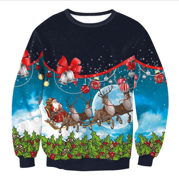 2020 new 3d print couple clothes deer sweater men pullover men ugly christmas sweater men's clothes autumn, White;black
2020 new 3d print couple clothes deer sweater men pullover men ugly christmas sweater men's clothes autumn, White;black