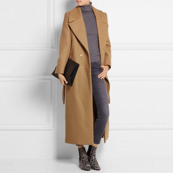 высокое качество дамы шерстяные пальто 2020 новая мода solid slim fit long шинель повседневный пояса двойной брестед карманный outwear женск, Black
высокое качество дамы шерстяные пальто 2020 новая мода solid slim fit long шинель повседневный пояса двойной брестед карманный outwear женск, Black