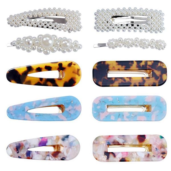 10 pcs hair clips pearl hair barrettes fashion geometric acrylic resin alligator clips pins for women ladies acce, Golden;white
10 pcs hair clips pearl hair barrettes fashion geometric acrylic resin alligator clips pins for women ladies acce, Golden;white