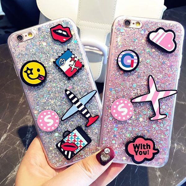 mobile phone case for iphone 6s xr 7 8 plus fashion gd same paragraph flash powder small aircraft protective cover creative tide
mobile phone case for iphone 6s xr 7 8 plus fashion gd same paragraph flash powder small aircraft protective cover creative tide
