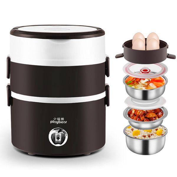 playbear электрического lunch box трехслойного многофункциональный cooking контейнер вставного электрическое отопление паровой яйцеварки, Blue;pink
playbear электрического lunch box трехслойного многофункциональный cooking контейнер вставного электрическое отопление паровой яйцеварки, Blue;pink