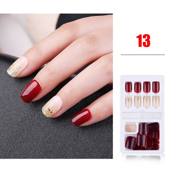 30pcs/set nails patch full cover press on nails sticker fake easy to move nail tips for girls women ey669, Red;gold
30pcs/set nails patch full cover press on nails sticker fake easy to move nail tips for girls women ey669, Red;gold