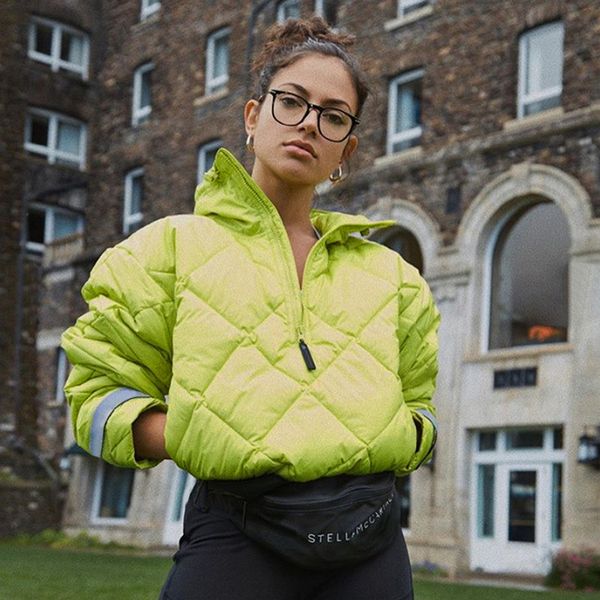 2019 winter jacket women fluorescent color reflective parka cotton clothing half open collar long-sleeved streetwear coat, Black
2019 winter jacket women fluorescent color reflective parka cotton clothing half open collar long-sleeved streetwear coat, Black