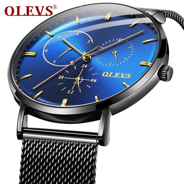 olevs luxury stainless steel mesh strap slim quartz men's watch business casual waterproof calendar men's watch, Slivery;brown
olevs luxury stainless steel mesh strap slim quartz men's watch business casual waterproof calendar men's watch, Slivery;brown